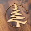 3 X Twist Tree Bauble - Image 2