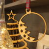 Hidden tree bauble looking great wooden tree decorations