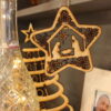 Manger Scene Christmas Star - Image 3