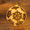3D Effect Flat Snowflake Bauble - Image 2