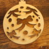 3D Effect Bows Flat Bauble - Image 2